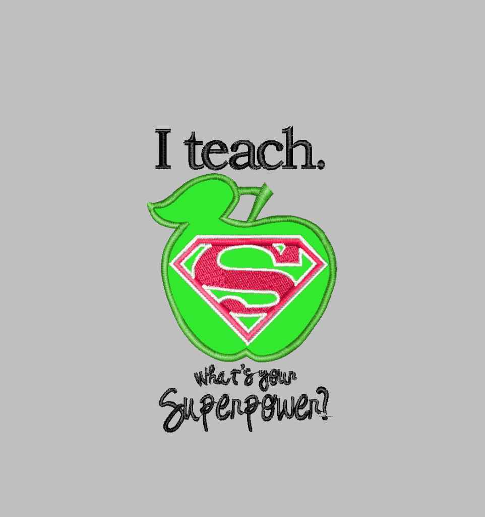 Teacher Applique